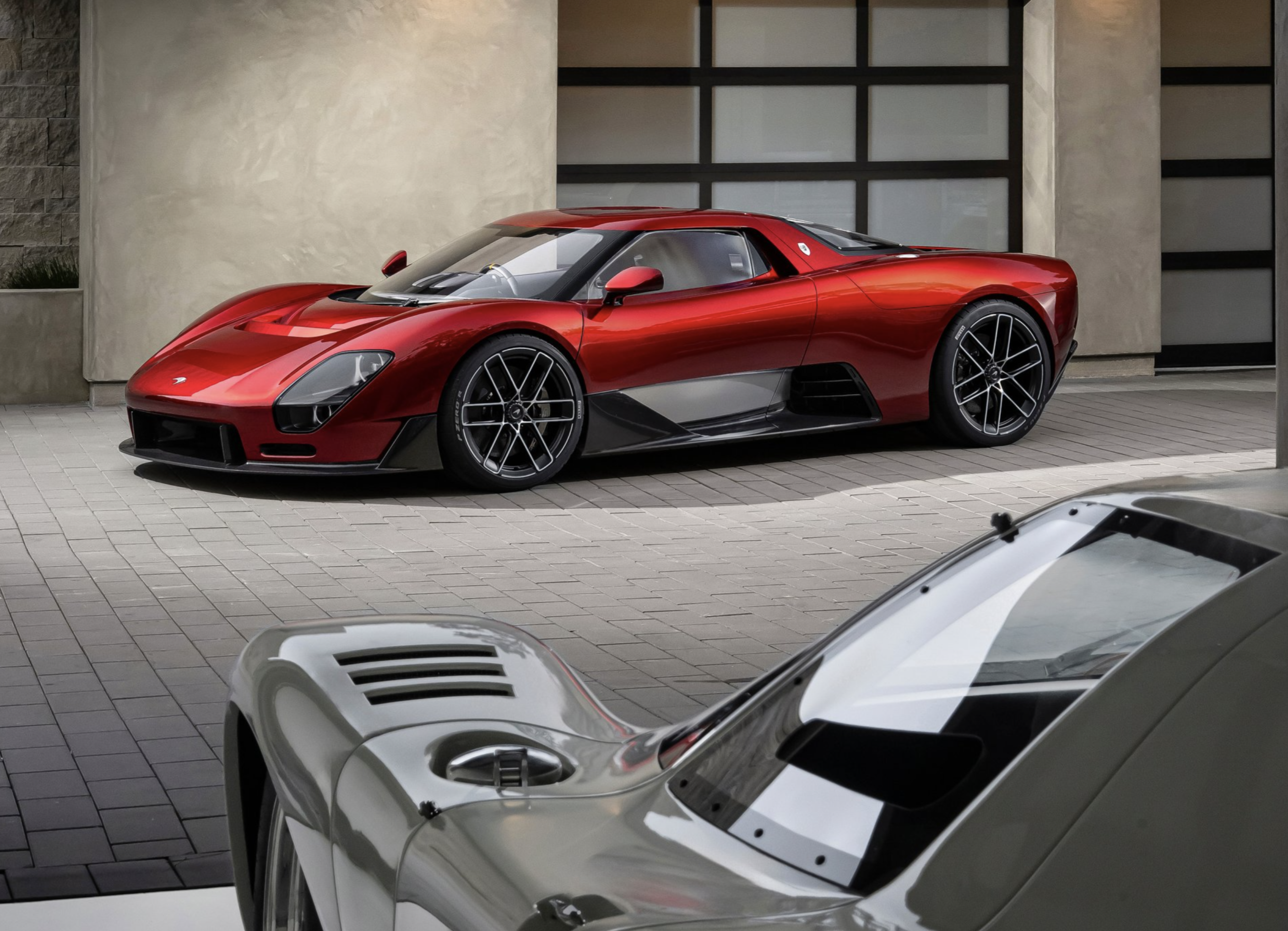 mclaren gt front three quarter studio press shot