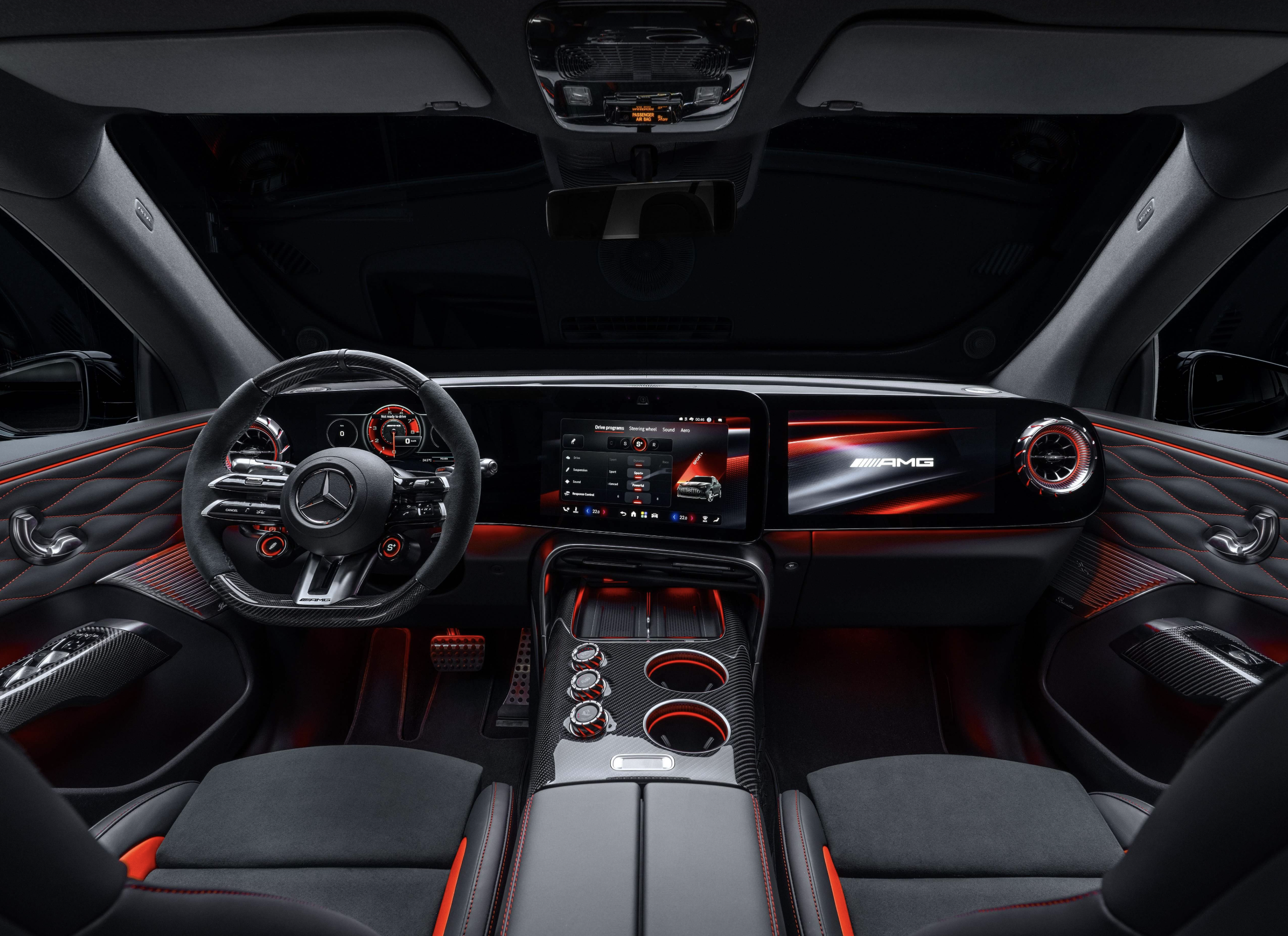 mercedes amg gt suv electrique vue interieur