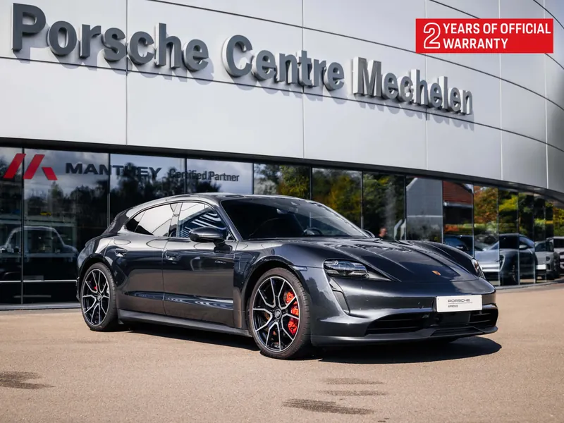 Porsche Taycan 4S Sport Turismo Gris Volcano - Photo 1