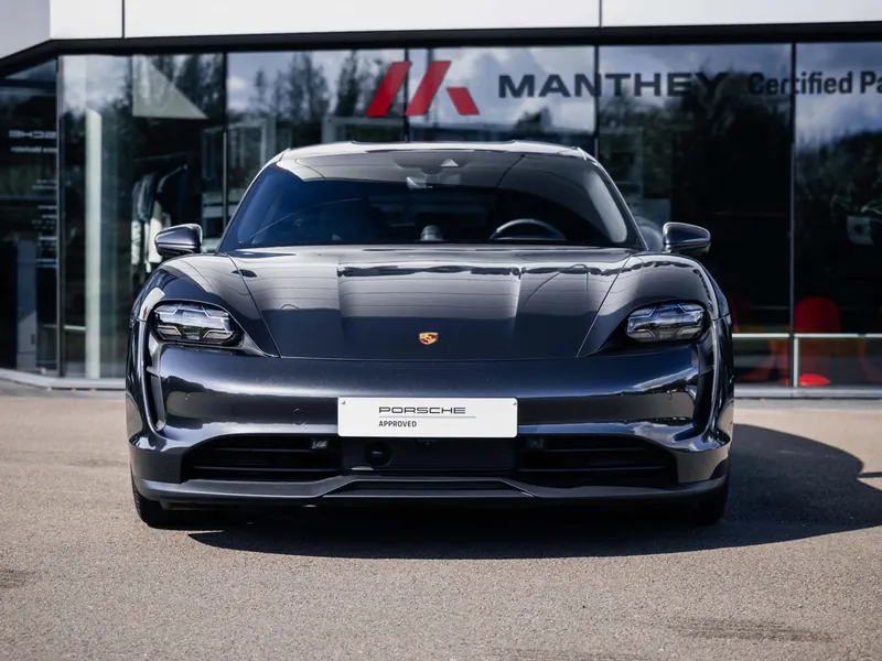 Porsche Taycan 4S Sport Turismo Gris Volcano - Photo 6