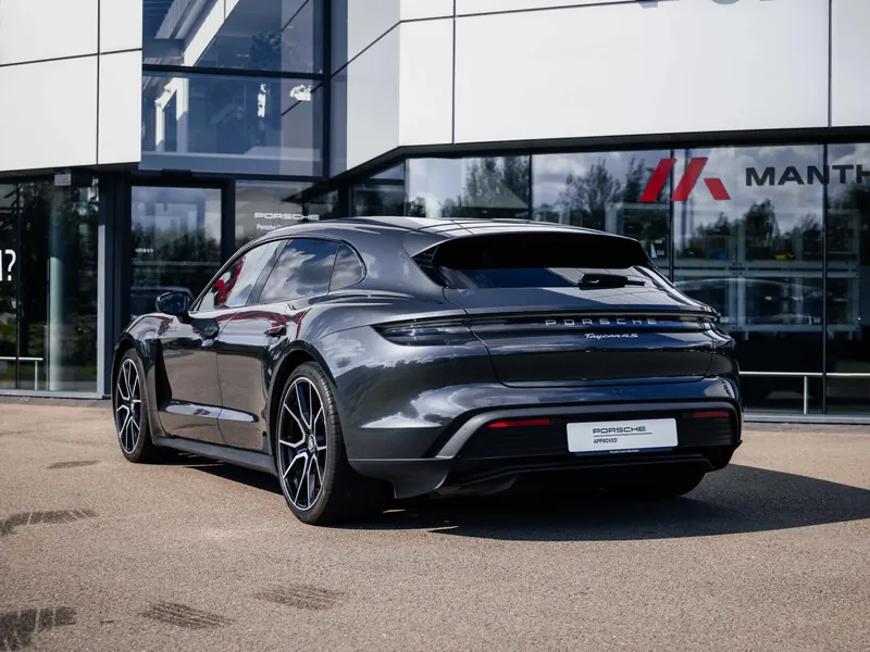 Porsche Taycan 4S Sport Turismo Gris Volcano - Photo 5