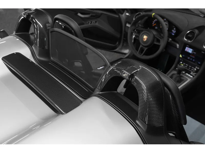 Porsche 718 Spyder RS Weissach Argent GT - Photo 21