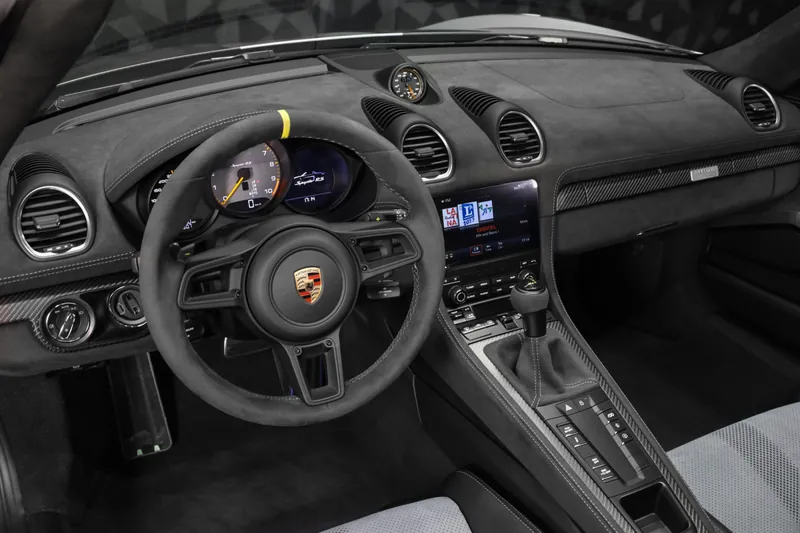 Porsche 718 Spyder RS Weissach Argent GT - Photo 8