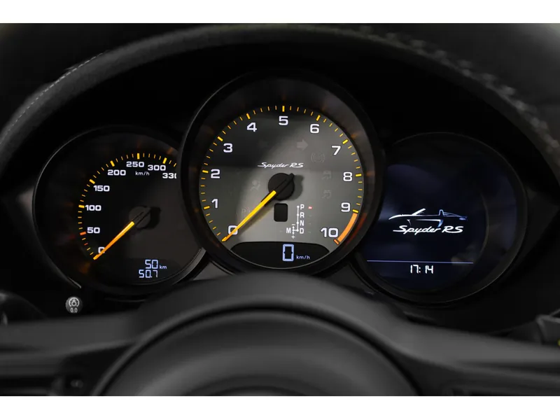 Porsche 718 Spyder RS Weissach Argent GT - Photo 12