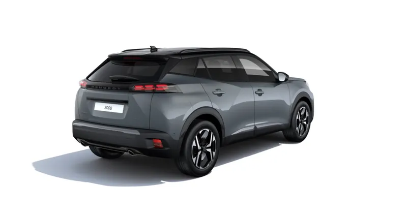 Peugeot 2008 GT Hybrid 145 Gris Sélénium - Photo 5
