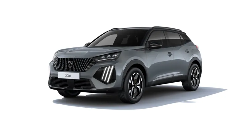 Peugeot 2008 GT Hybrid 145 Gris Sélénium - Photo 1