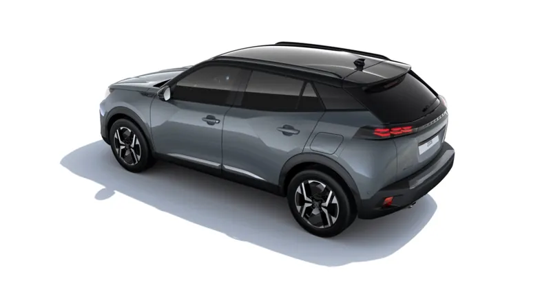 Peugeot 2008 GT Hybrid 145 Gris Sélénium - Photo 4