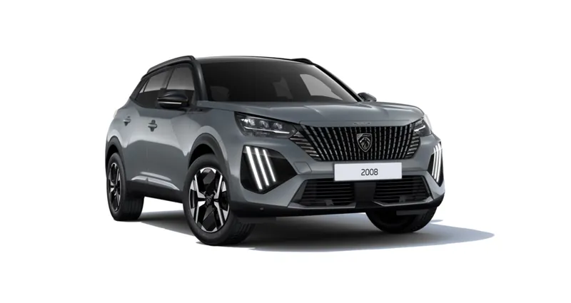 Peugeot 2008 GT Hybrid 145 Gris Sélénium - Photo 2