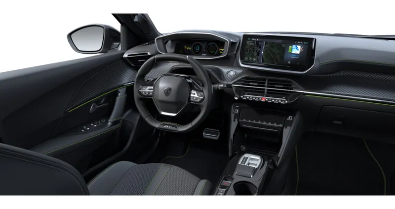 Peugeot 2008 GT Hybrid 145 Gris Sélénium - Photo 6