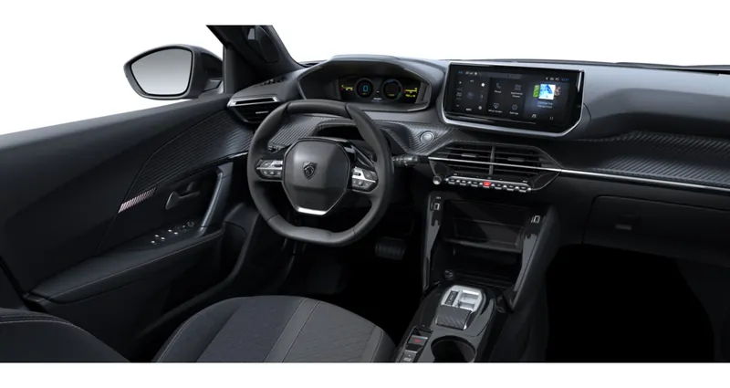 Peugeot 2008 Allure Hybrid 145 Gris Sélénium - Photo 6