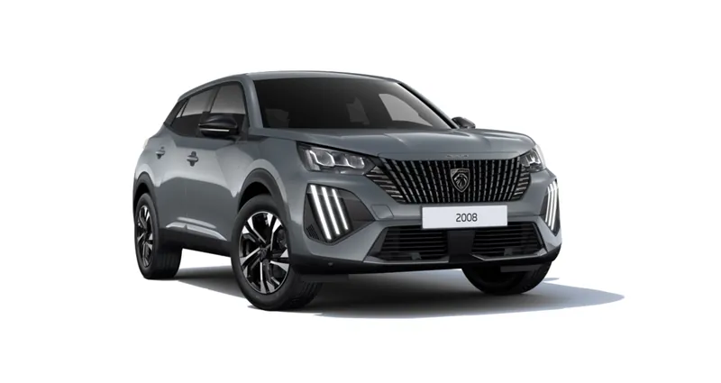 Peugeot 2008 Allure Hybrid 145 Gris Sélénium - Photo 2