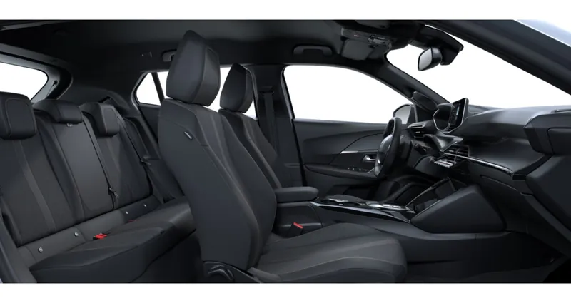 Peugeot 2008 Allure Hybrid 145 Gris Sélénium - Photo 8
